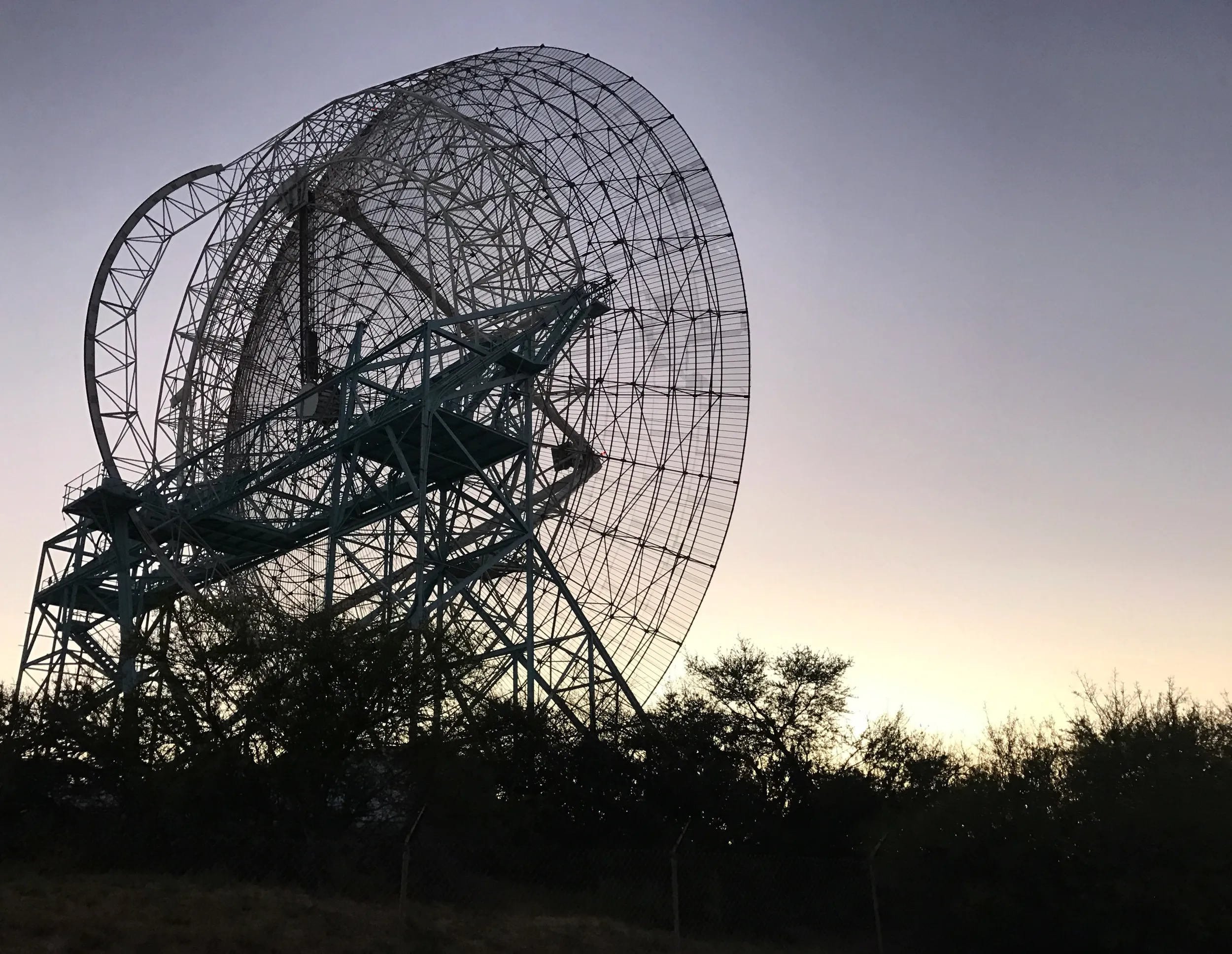 aa 2024 military radar antenna under sunset