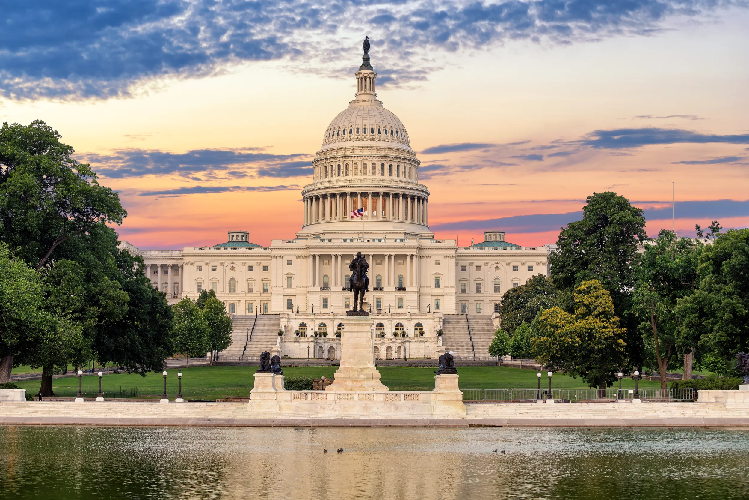 aa 2024 capitol building orange sunset