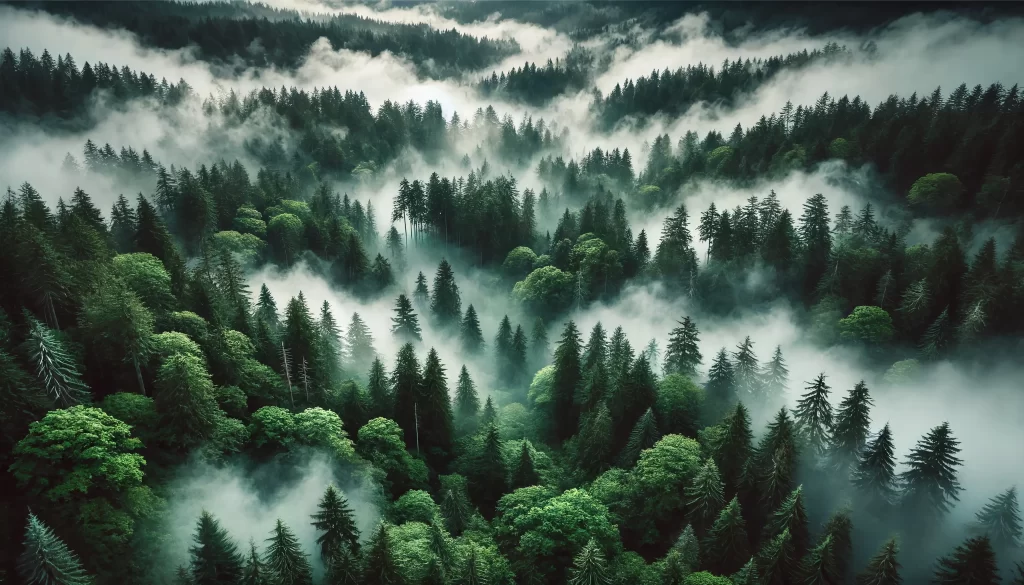 aa 2024 clouds are wandering in forests