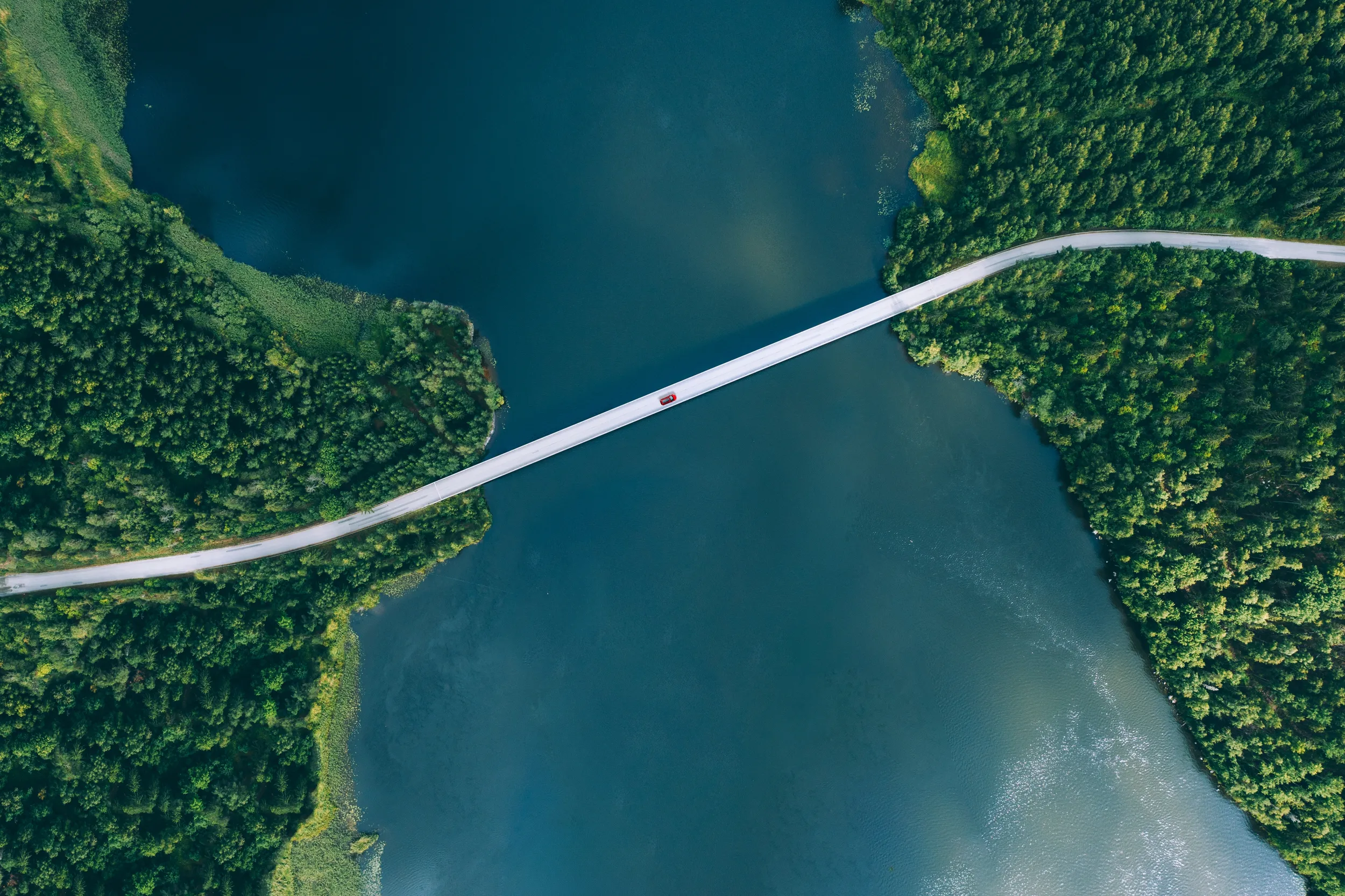 aa 2024 road over water aerial view