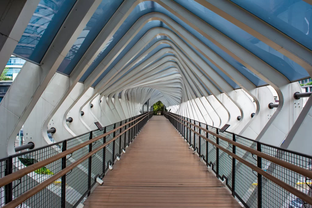 aa 2024 walkway on bridge under roof