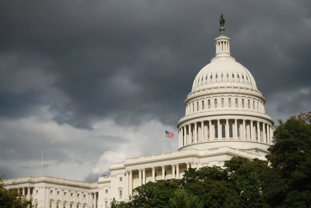 aa 2024 white building under cloudy sky